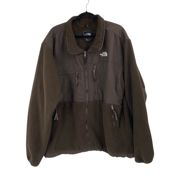 The North Face Denali Jacket Brown Full Zip Men’s XL Polartec Fleece Gorpcore - Picture 1 of 16